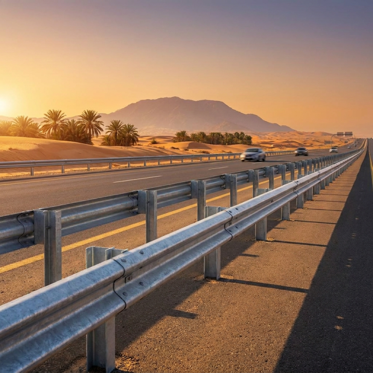 Galvanized Guardrails